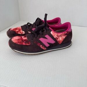 New Balance Heidi Klum women’s floral pink&Pure casual sneakers size 8